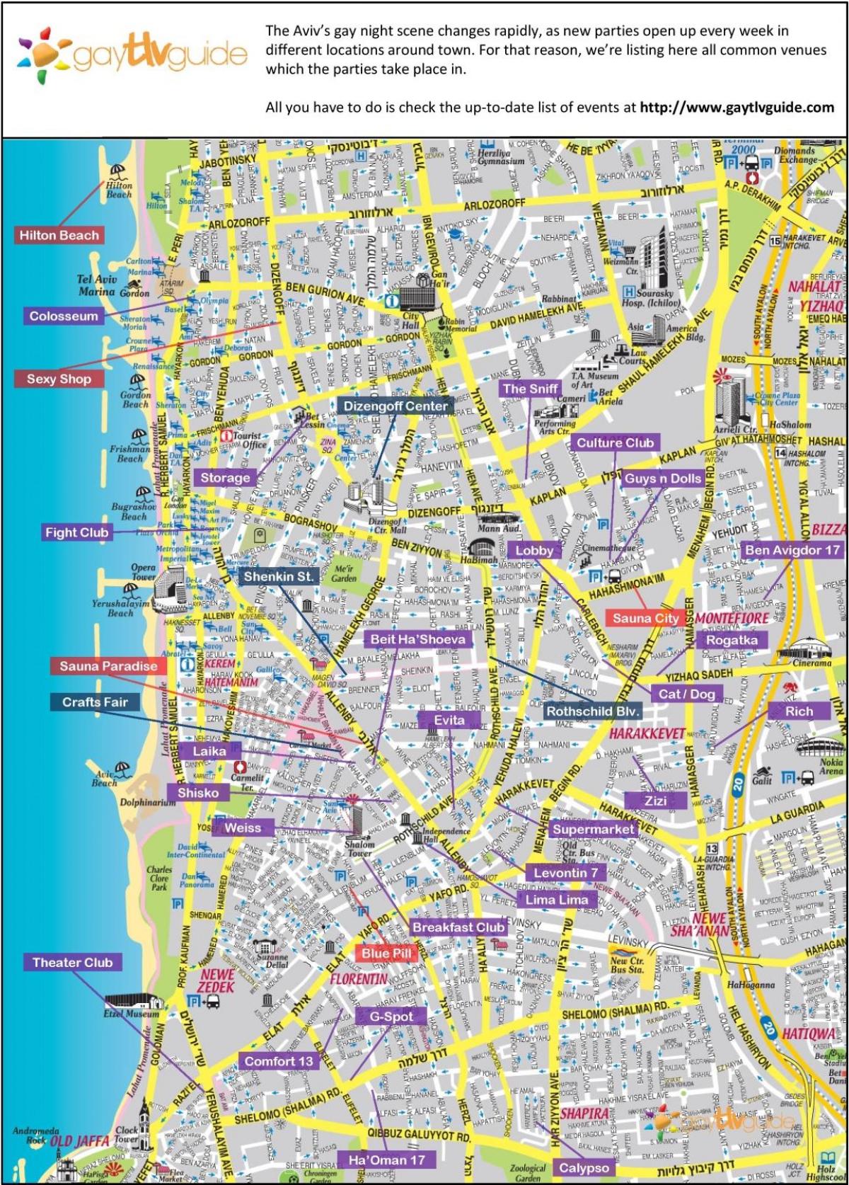 mapa de gay Tel Aviv