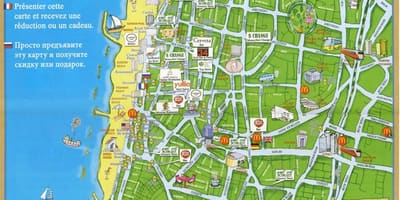 Tel Aviv atraccións mapa