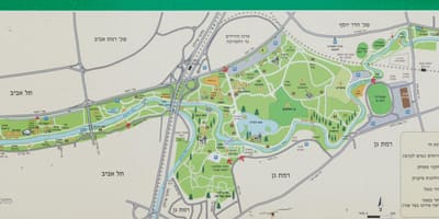 Mapa de yarkon río